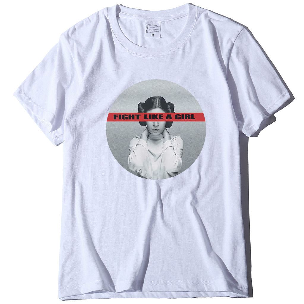 Feminist Print Casual T-shirt Short Sleeve Summer Tops Tee Shirt