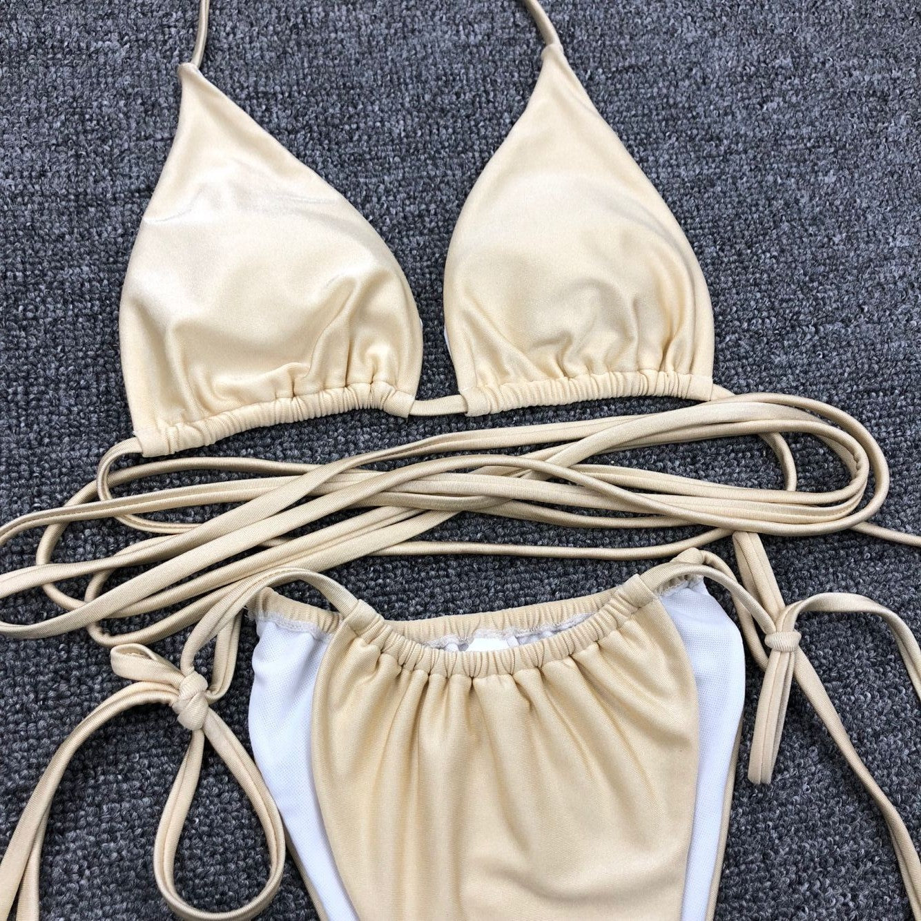 Simple bandage sexy swimsuit mini bikini