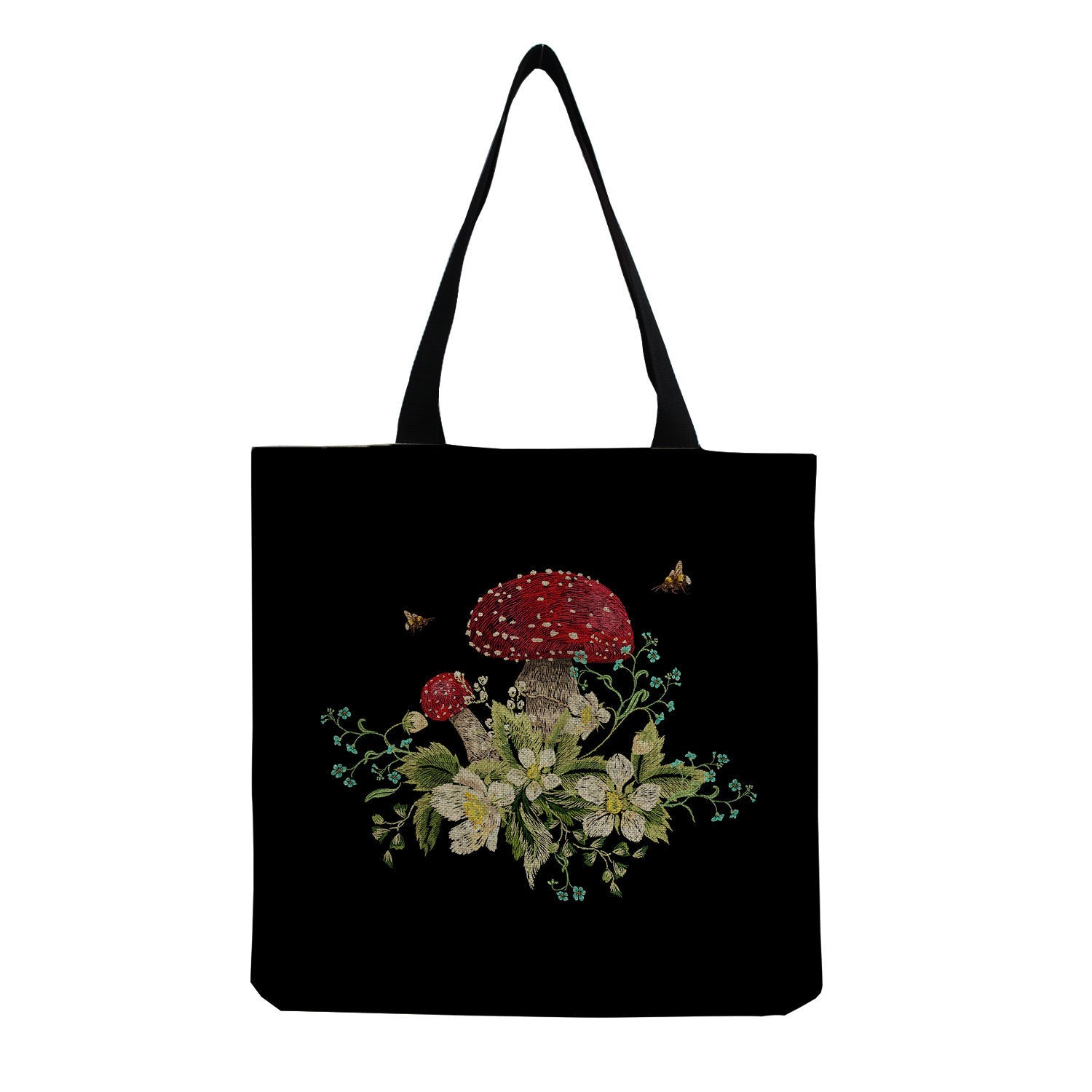Cartoon Mushroom One-shoulder Portable Reusable Cute Mushroom