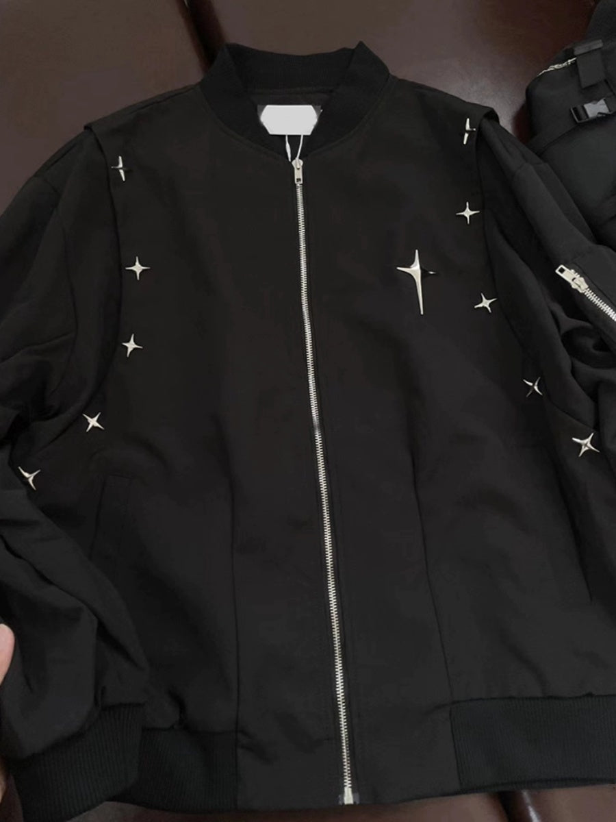 American Retro Street Metal Pilot Jacket