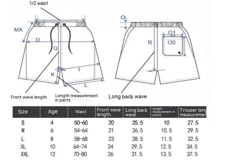 Children's Water-changing Swimming Trunks Beach Pants