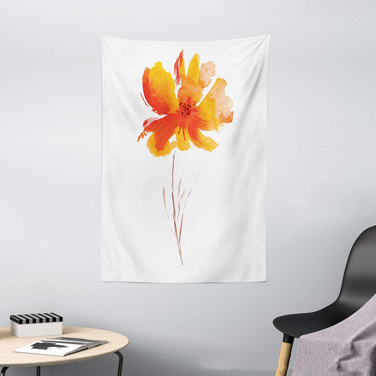 Tapestry Flower Cactus Wall Cloth INS Nordic Tapestry