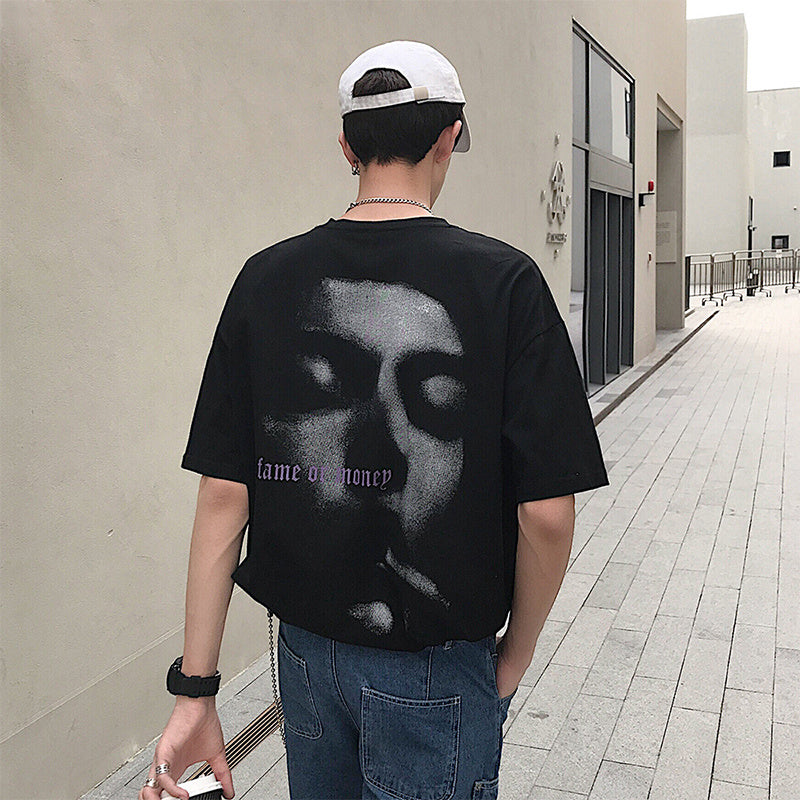 All-match half-sleeved hip-hop top