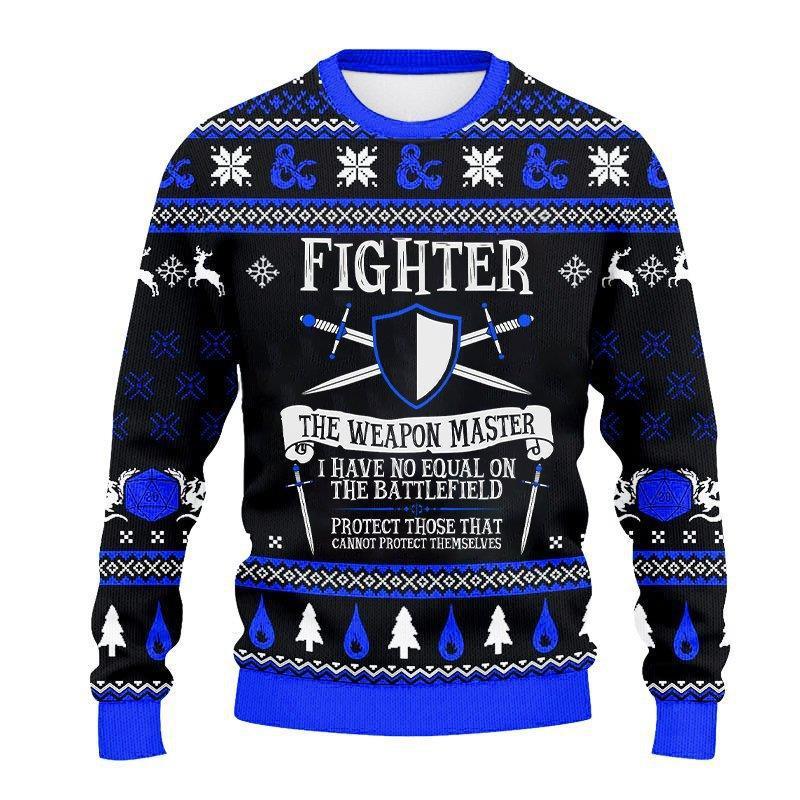 Men's And Women's Fashion Casual Digital Printing Round Neck Sweatshirt