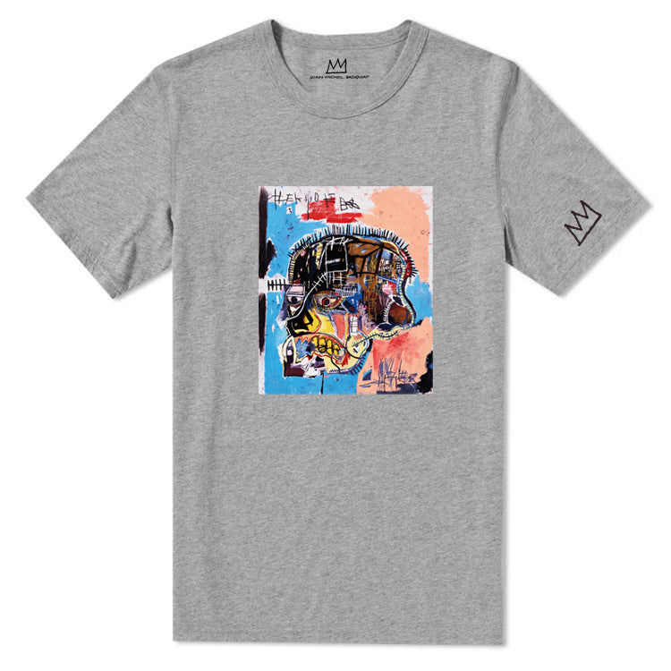 Cartoon graffiti short sleeve
