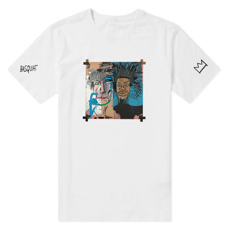 Cartoon graffiti short sleeve