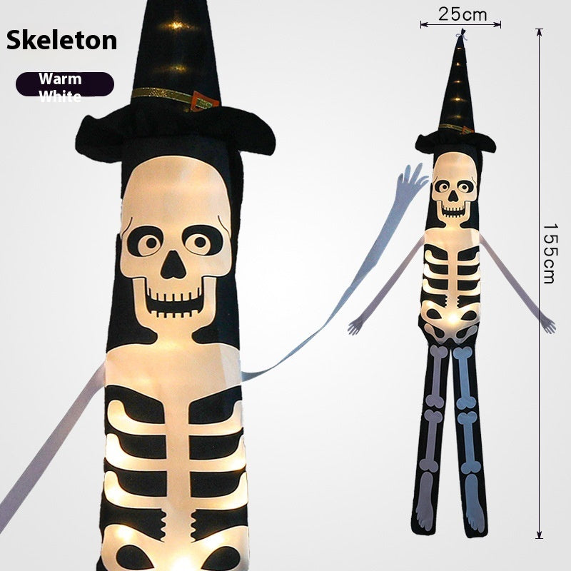 Halloween Hat LED Ghost Lighting Chain Ghost Festival Party Decoration