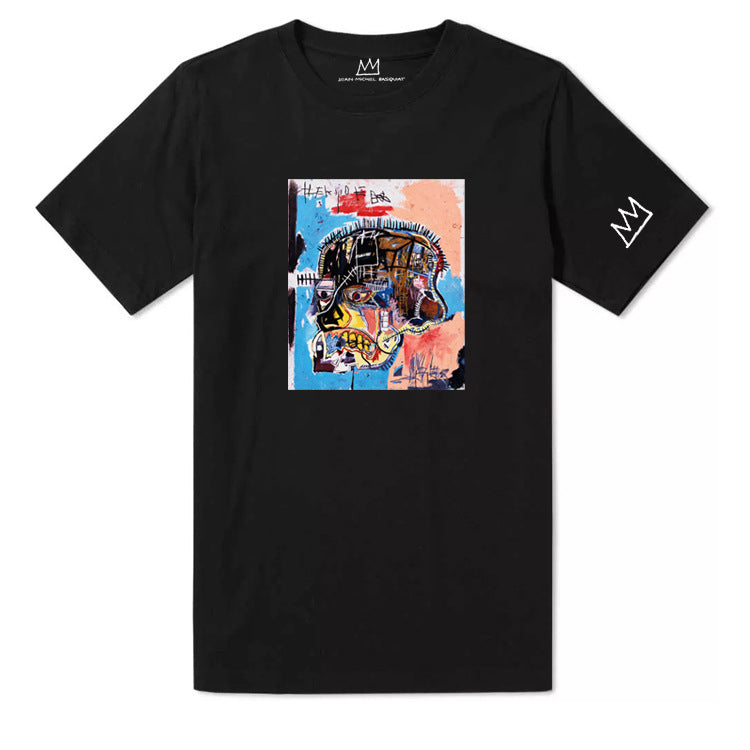Cartoon graffiti short sleeve