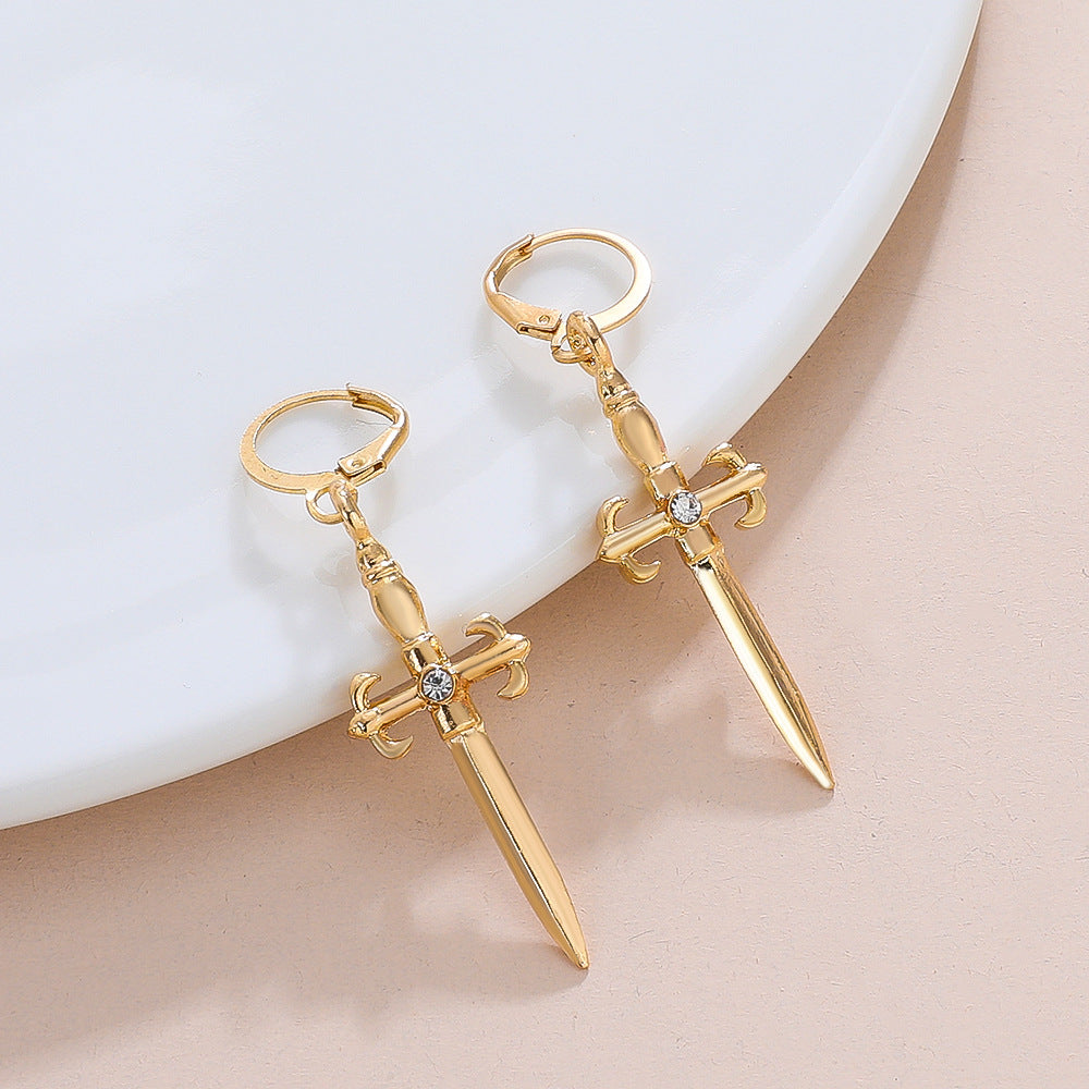 Simple Retro Punk Street Earrings