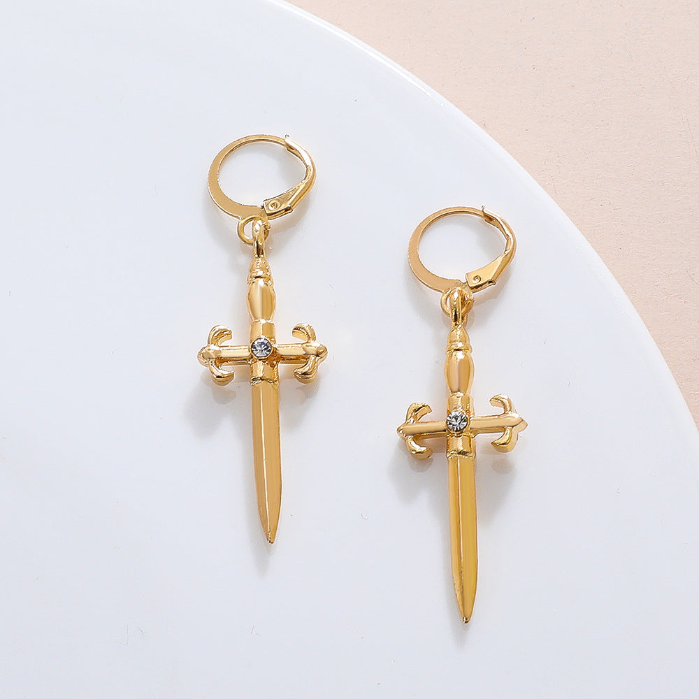 Simple Retro Punk Street Earrings