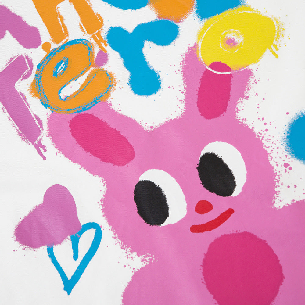 Graffiti Cartoon Loose T-shirt Idle Style