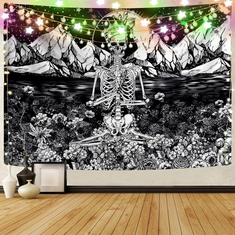 Background cloth skull tapestry printing home hanging cloth