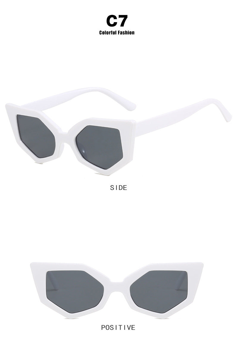 Fashion Polygon Hip Hop Irregular Sunglasses