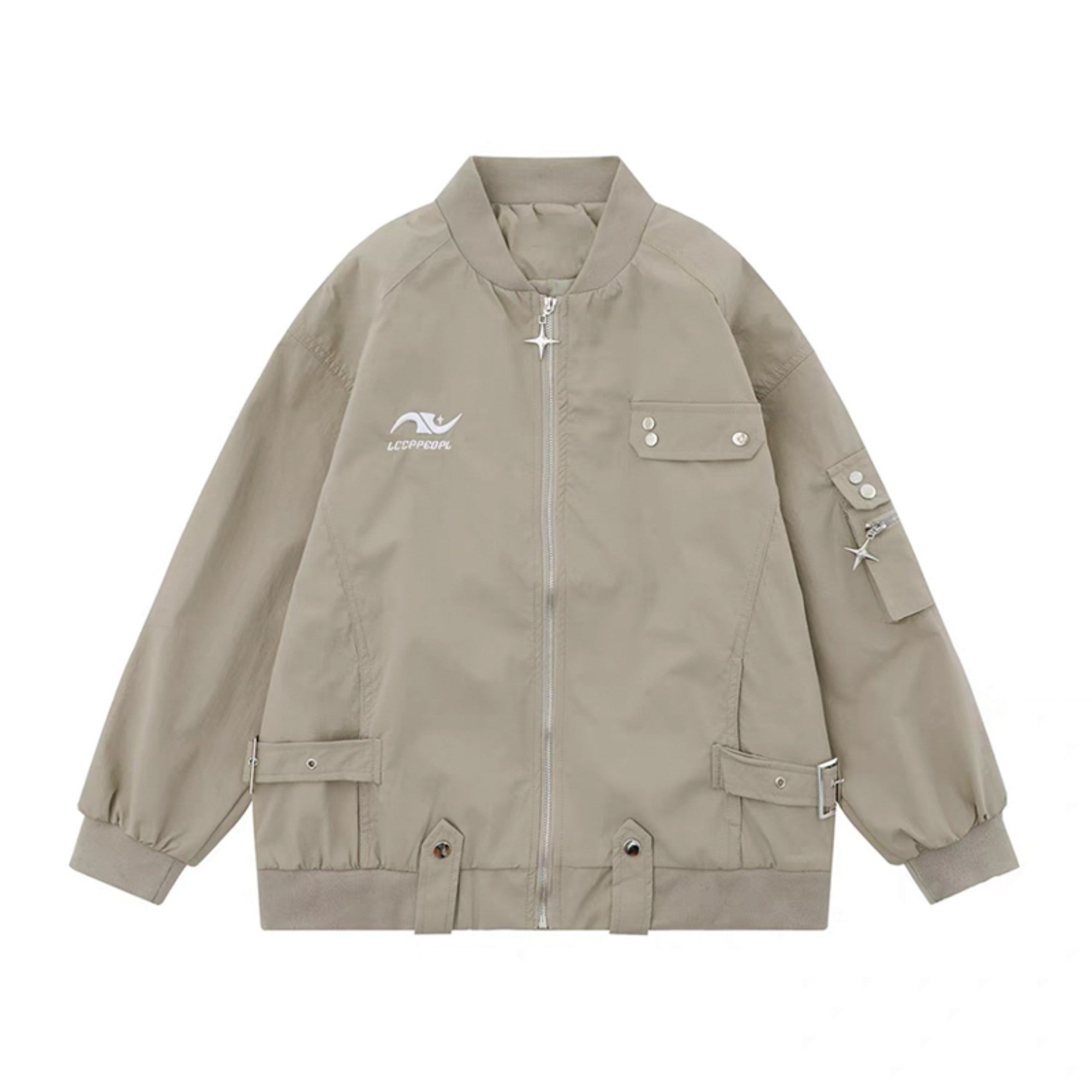 American Retro Street Metal Pilot Jacket