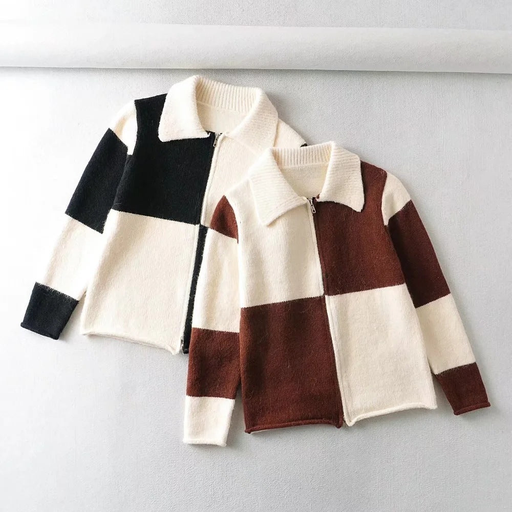 Fall Street Hipster Lapel Ladies Top
