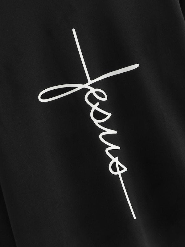 Letter Print Sweatshirt