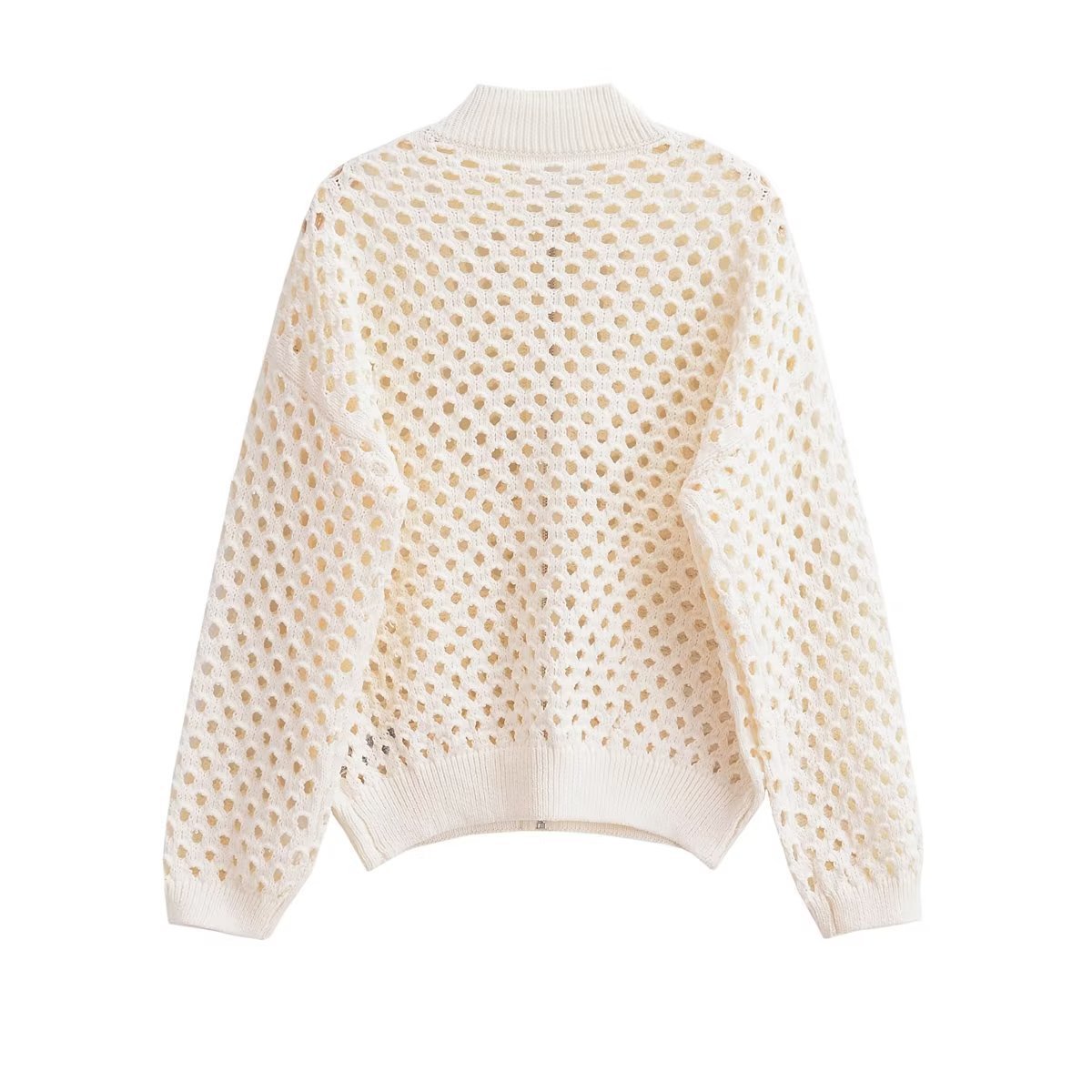 Women's Fashion Hollowed-out Knitted Jacket