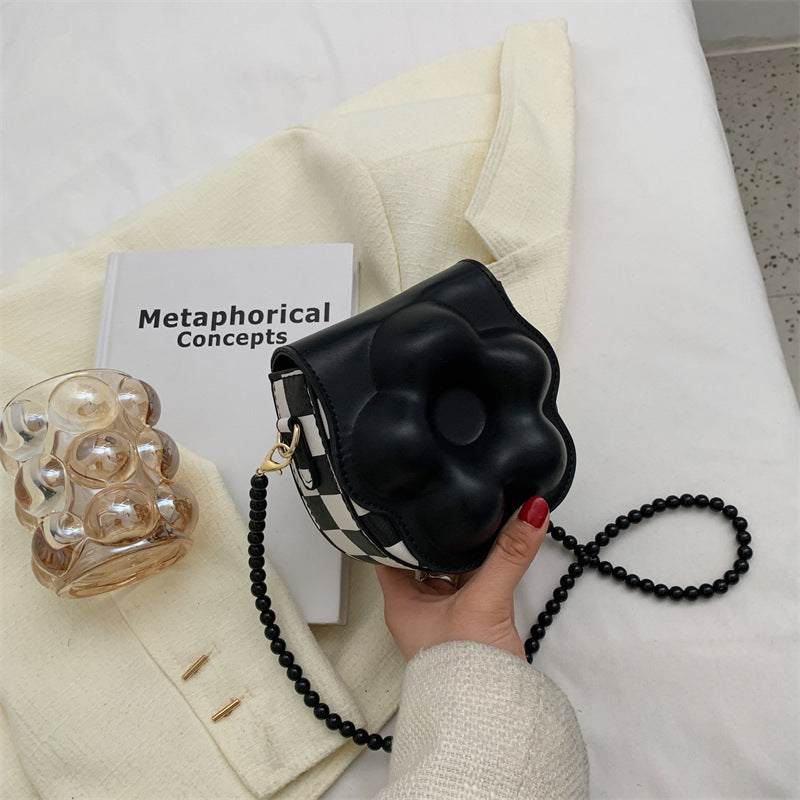 Mini Niche Design Flower Saddle Bag Fashion