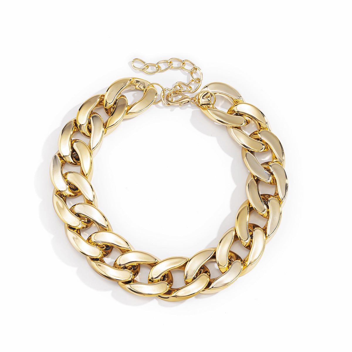 Street Hong Kong Style Geometric Chain Necklace