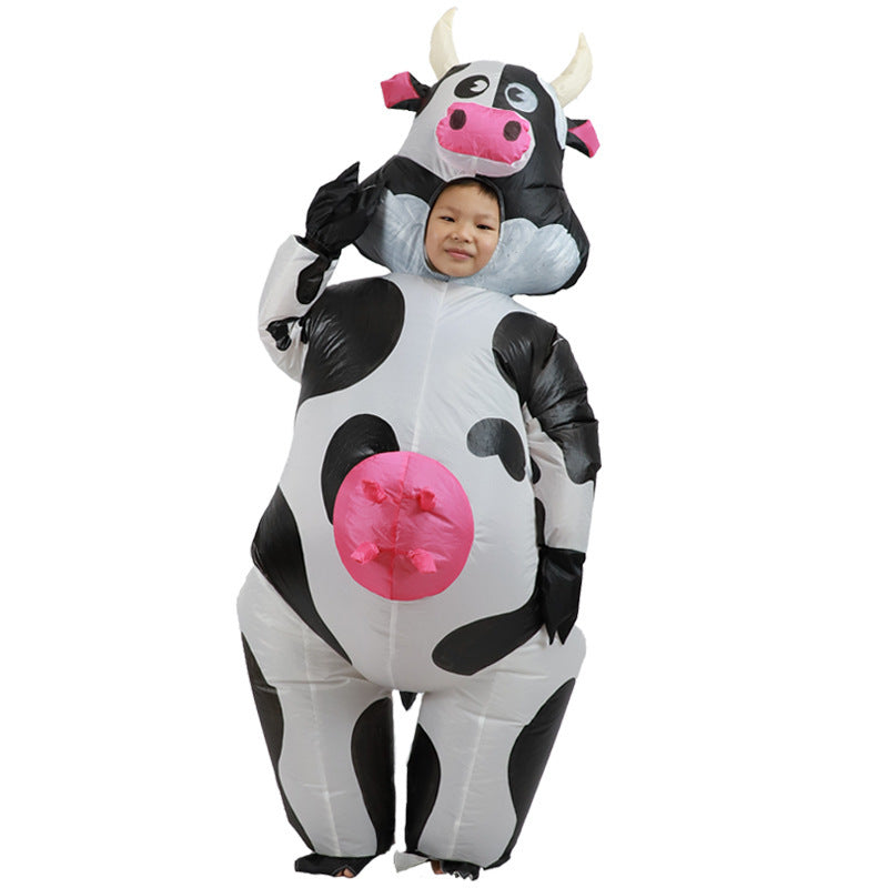 Cosplay Costume Festival Party Funny Costume Bobo Cow Inflatable Clothing