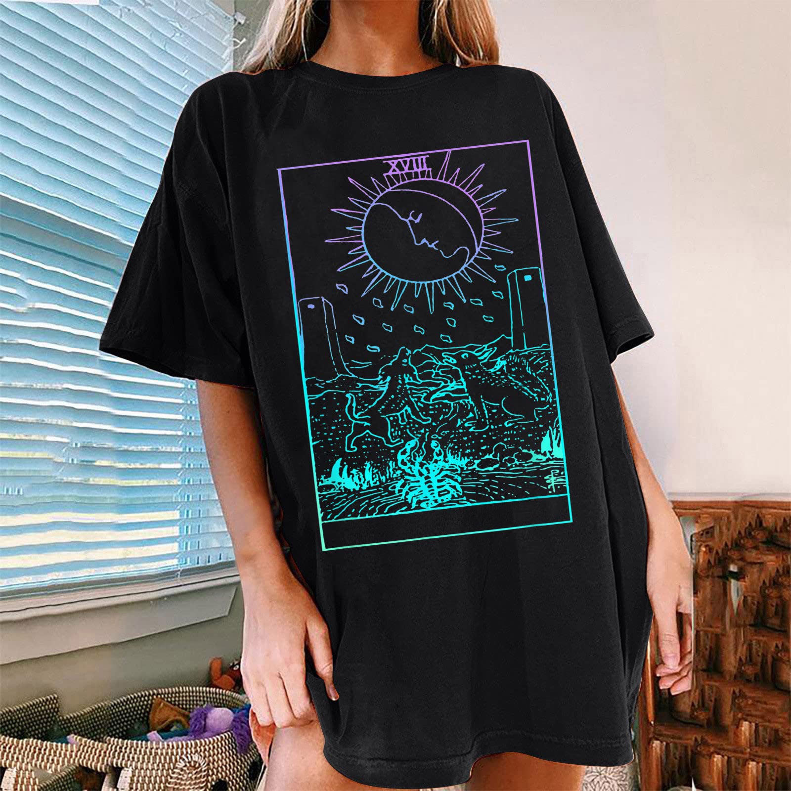 Women's Plus Size Mid-length Round Neck Short-sleeved T-shirt