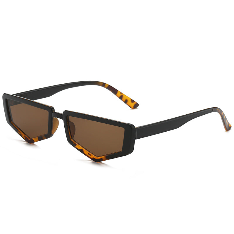 Street shot concave shape sunglasses
