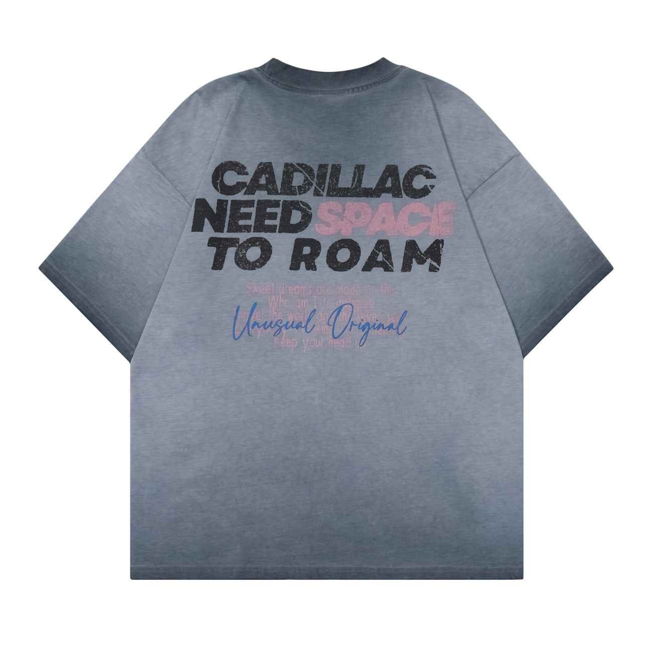Street Tide Brand Washed T-shirt