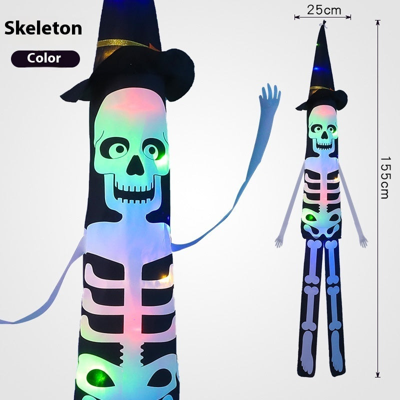 Halloween Hat LED Ghost Lighting Chain Ghost Festival Party Decoration