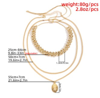 High Street Design Retro Necklace