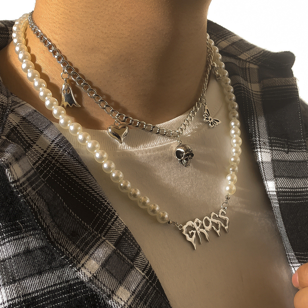 Retro Style Necklace American Street Hip-hop Trend