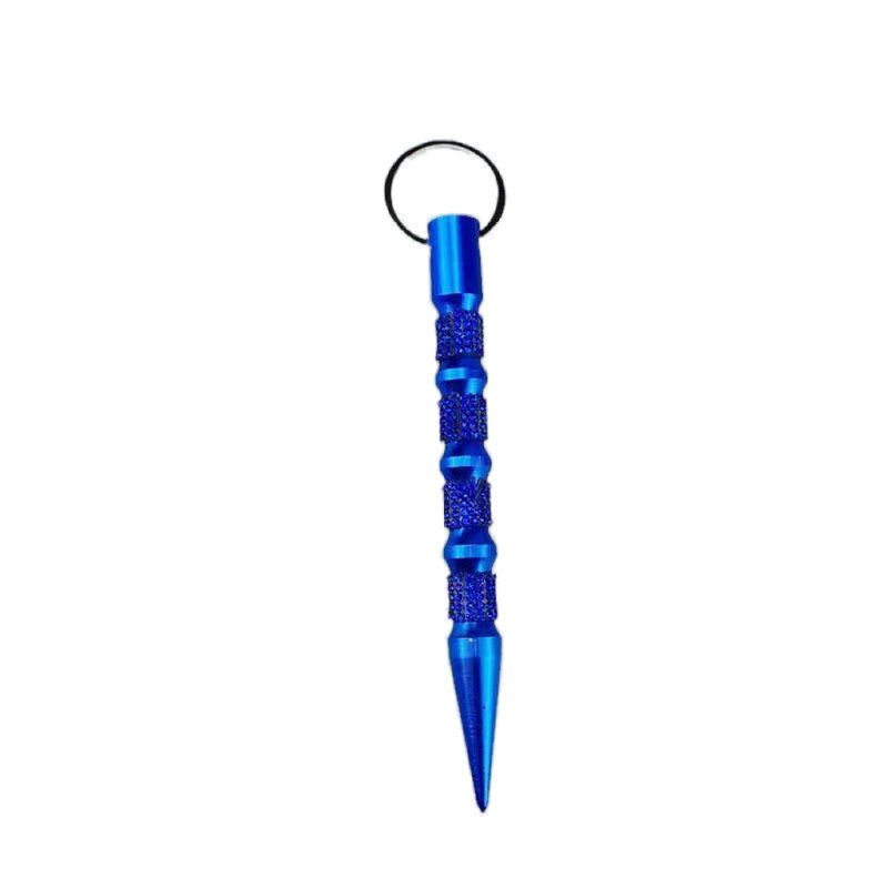 Metal Portable Self-defense Stick Keychain Pendant