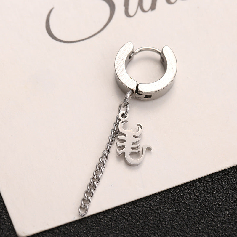 Single Street Hip Hop Earrings