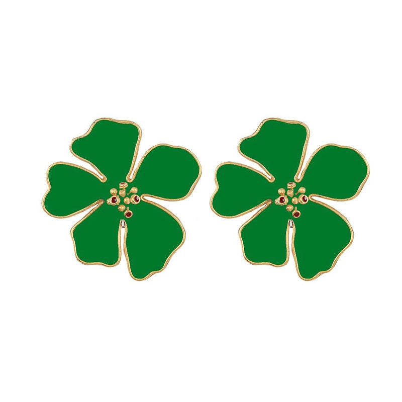 Ladies Street Style Fashion Dripping Earrings
