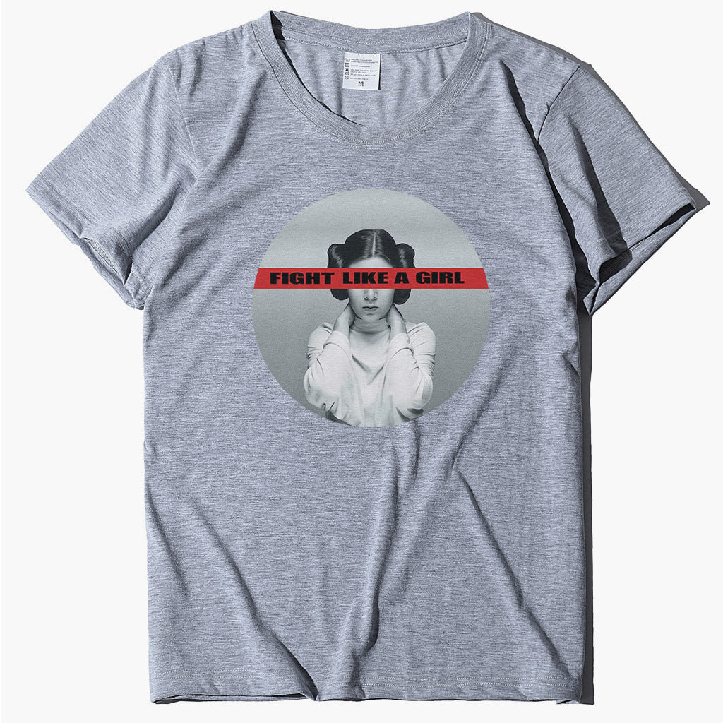 Feminist Print Casual T-shirt Short Sleeve Summer Tops Tee Shirt
