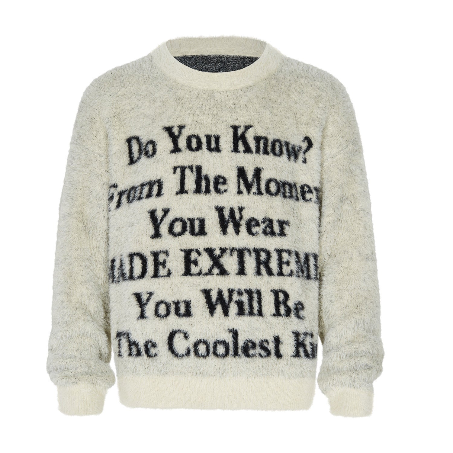 Street Slogan Letter Culture Sweater