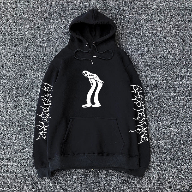 Printed hooded sweatshirt