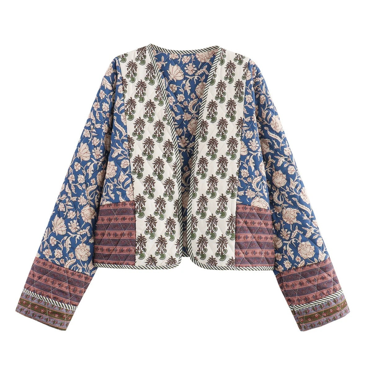 Women's Double-sided Printed Quilted Jacket