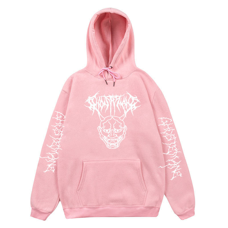 Printed hooded sweatshirt