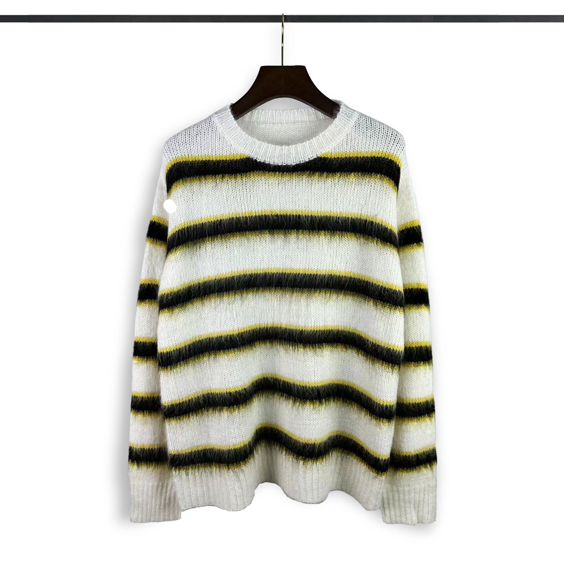High Street American Style Trend Loose Striped Sweater