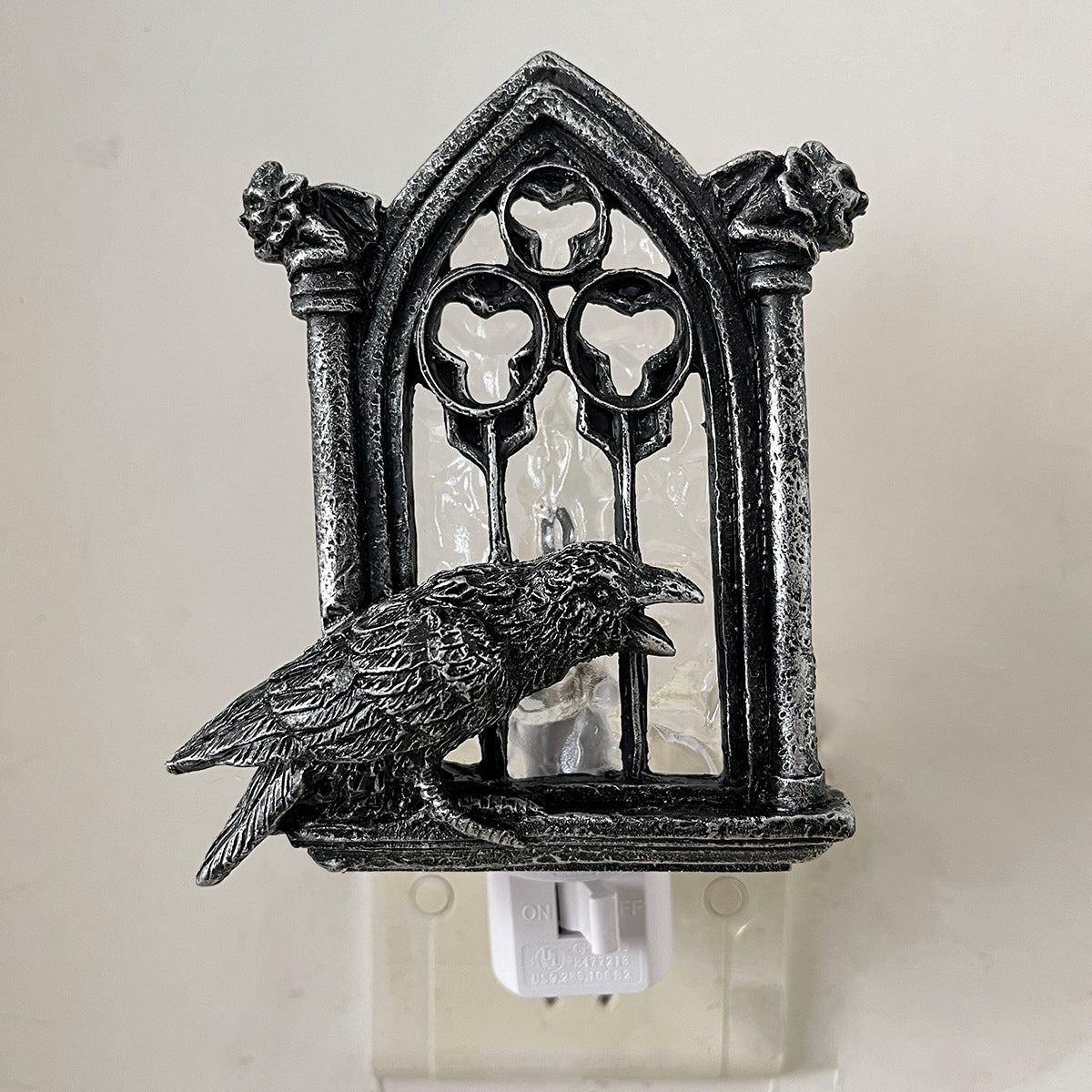 Halloween Hanging Crow Small Night Lamp Decoration