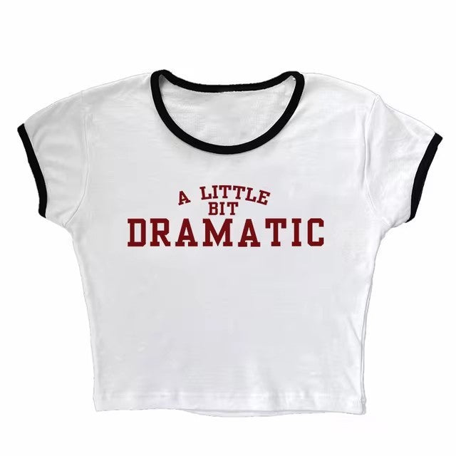 American English Fashion Casual Pattern Slim-fit Short Sleeve