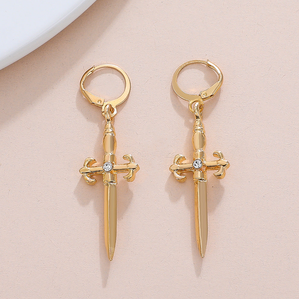 Simple Retro Punk Street Earrings