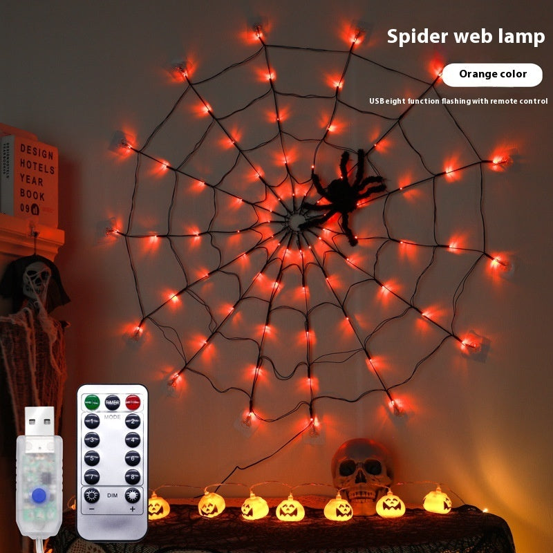 Halloween Hat LED Ghost Lighting Chain Ghost Festival Party Decoration