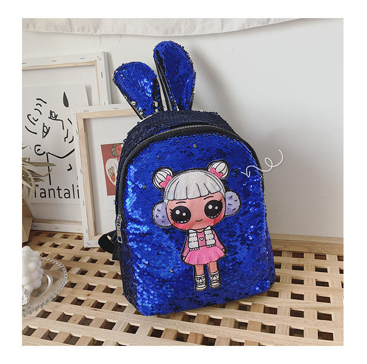 Sequined cartoon bag