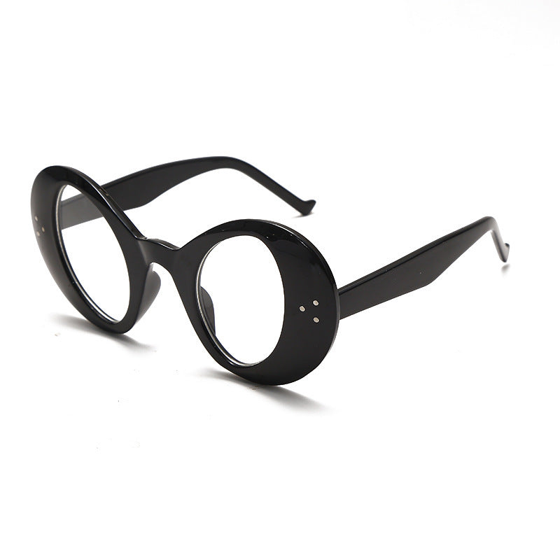 Ladies Funny Hip Hop Style White Glasses