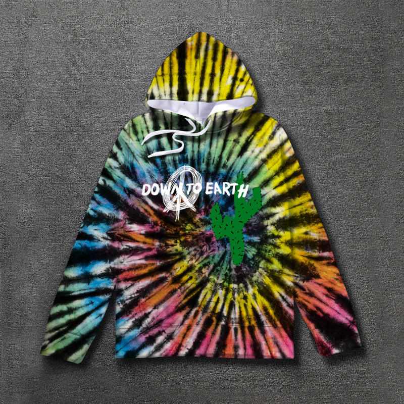 Printed Hoodie Graffiti