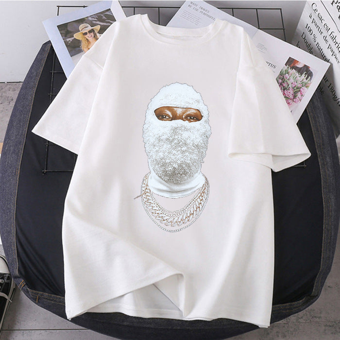 Black Short-sleeved T-shirt Women's Spring And Summer American Street Personality Loose Top Wear