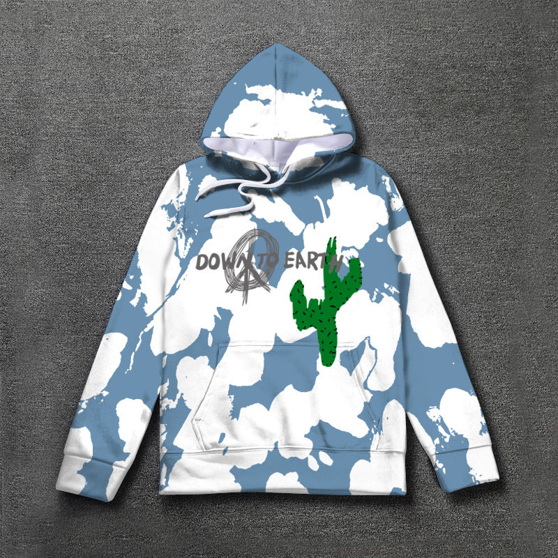 Printed Hoodie Graffiti