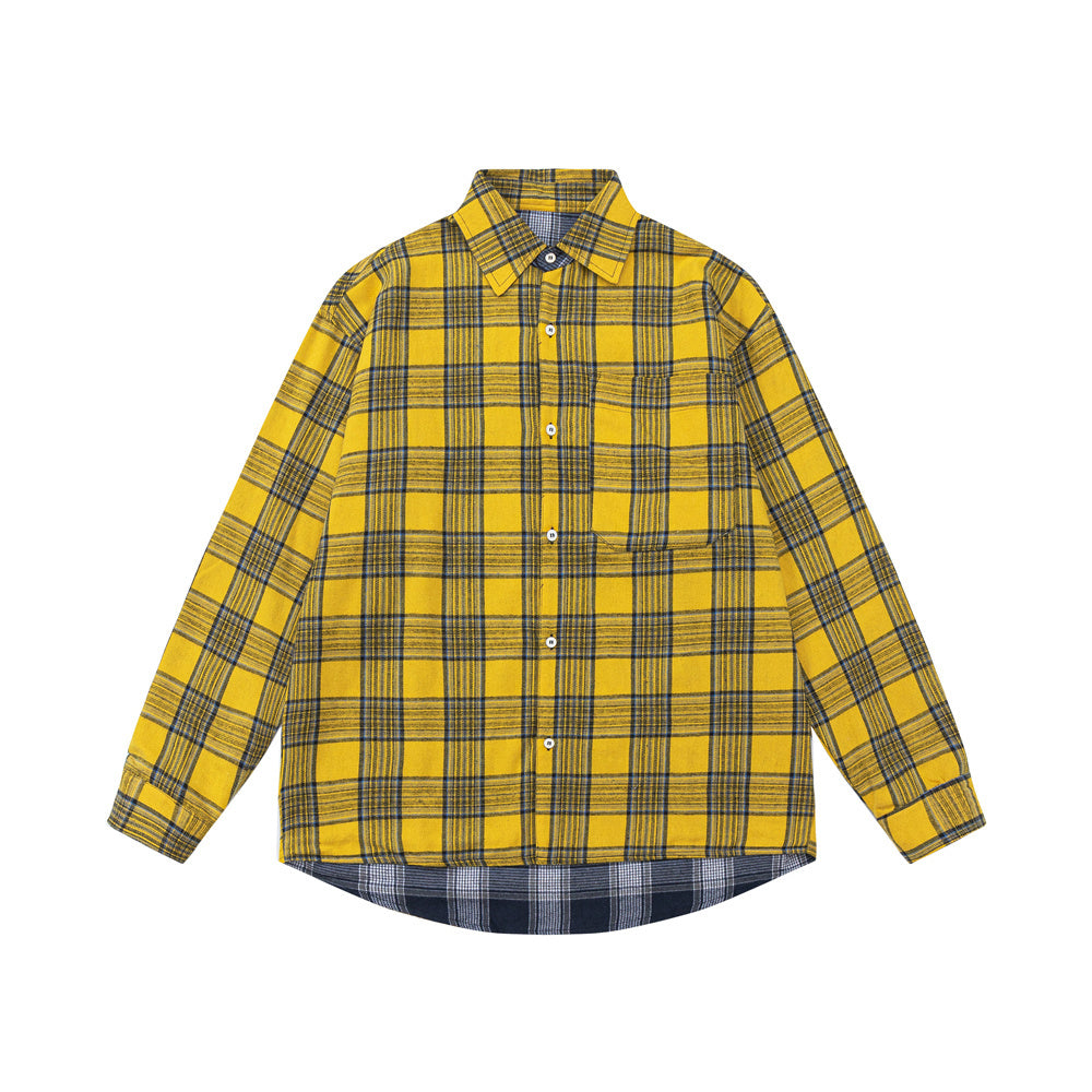 Street Spring And Autumn Thickened Double-sided Wear Shirt Coat