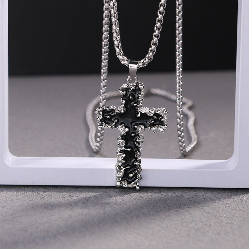 Men's Titanium Steel Hip Hop Fashion Hip Hop Stainless Steel Personalized Necklace